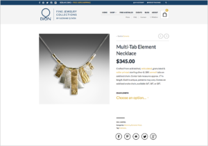 q evon jewelry website