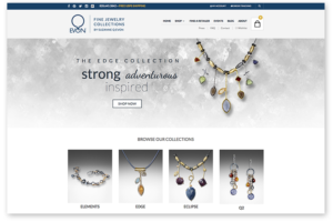 qevon jewelry website design