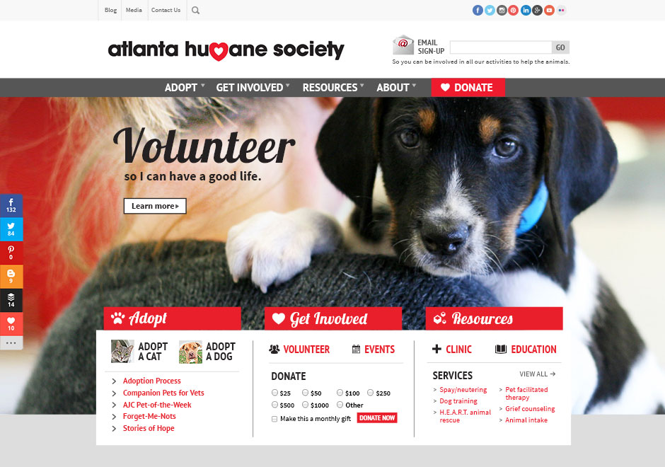 Atlanta Humane Society website