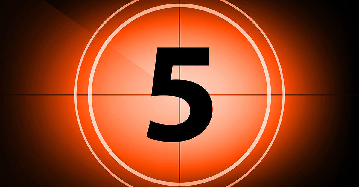5 sentence rule countdown for shorter emails