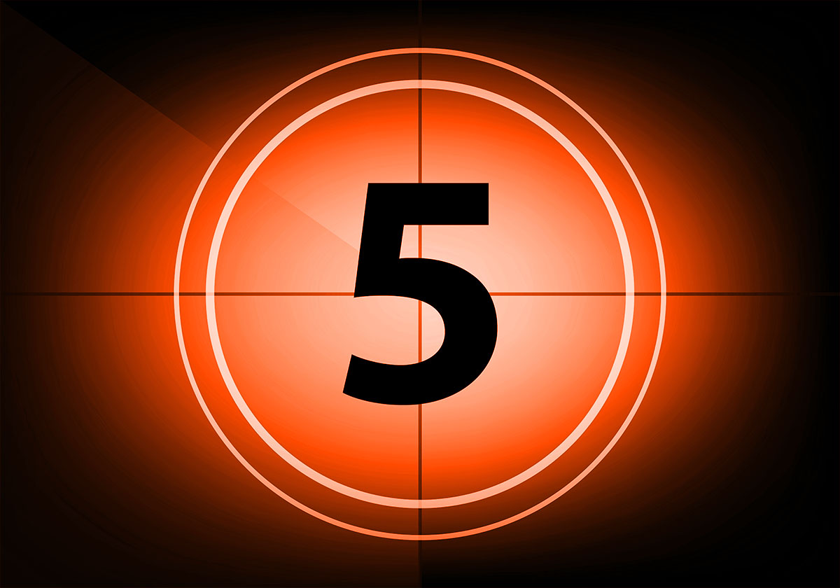 5 sentence rule countdown for shorter emails